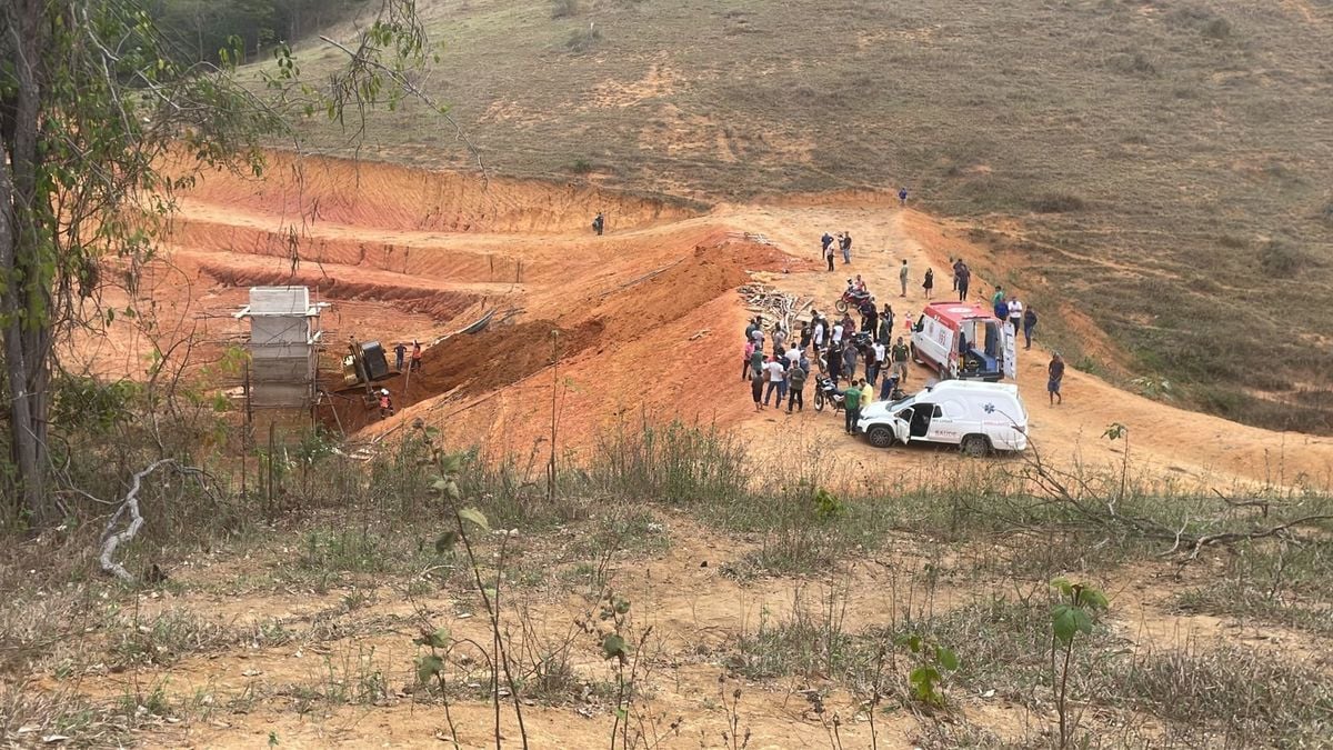 Soterramento deixa um morto e outro ferido na zona rural de Águia Branca