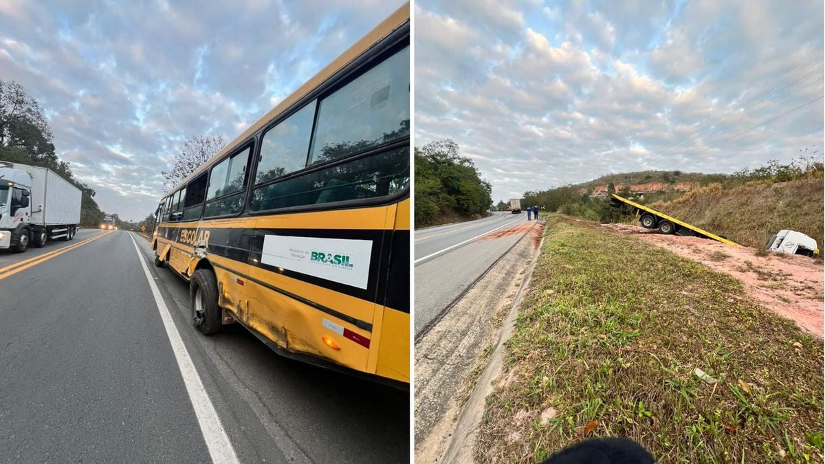 Acidente foi registrado na manhã desta quarta-feira (14)