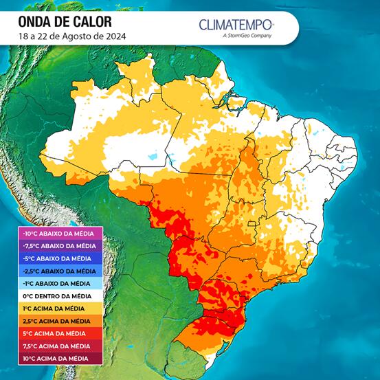 Climatempo anuncia chegada de onda de calor no Brasil e ES terá aumento nas temperaturas