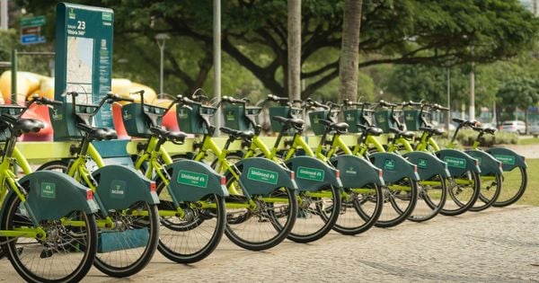 Iniciativa é para comemorar o Dia Mundial sem Carro; no primeiro semestre deste ano, foram realizados mais de 294 mil deslocamentos com as bicicletas compartilhadas