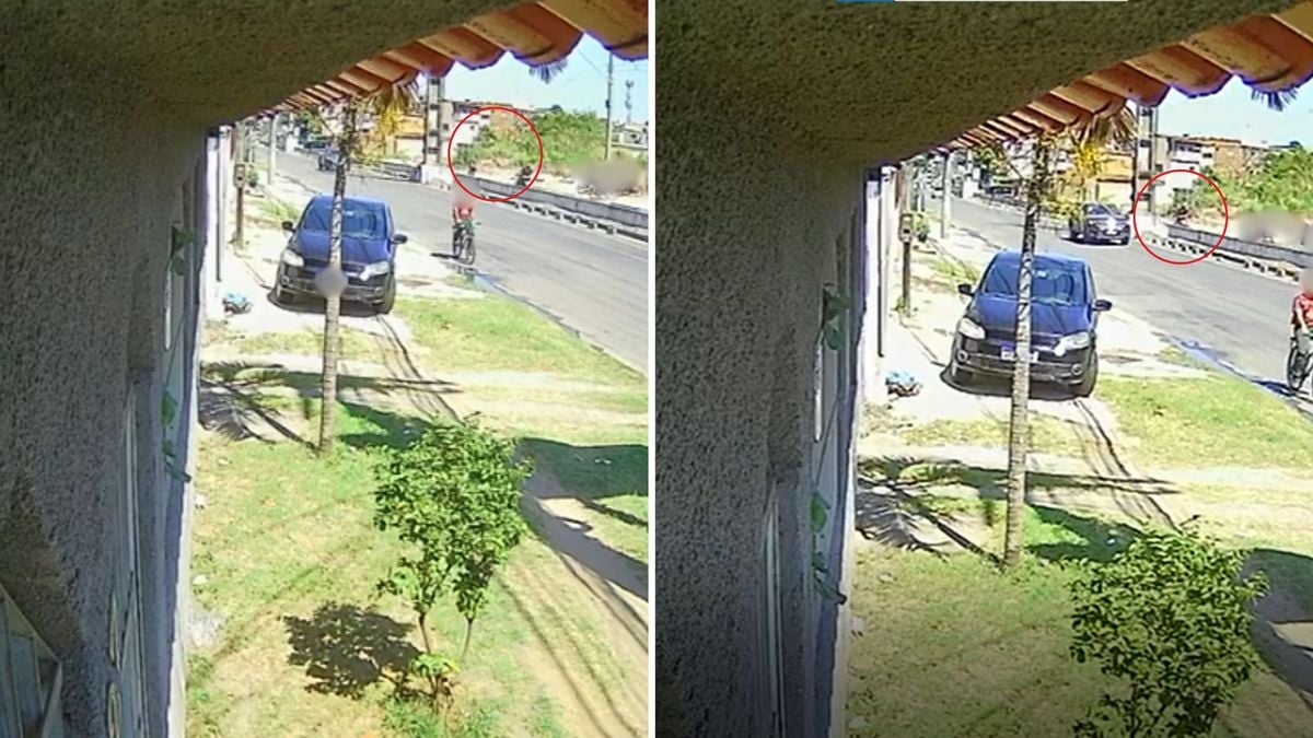 Criança de 12 anos foi atropelada logo após sair da escola de bicicleta.