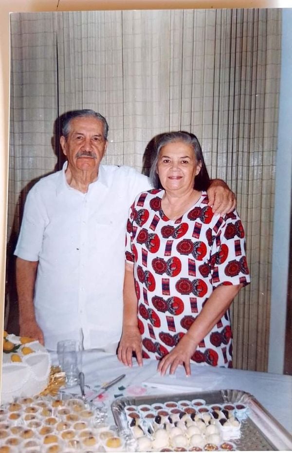 Hilda Figueiredo e o marido, o ex-prefeito Moacyr Figueiredo por Acervo Pessoal