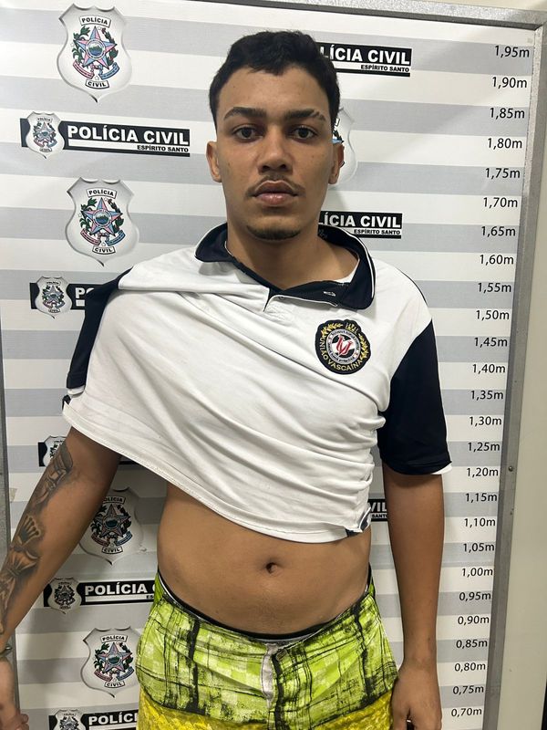 Jhonathan Vitti Souza, 19 anos – histórico por tráfico de drogas por Divulgação Sesp