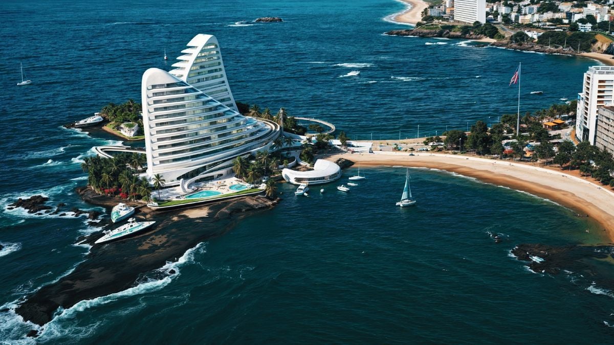 Projeto do novo Siribeira, em Guarapari