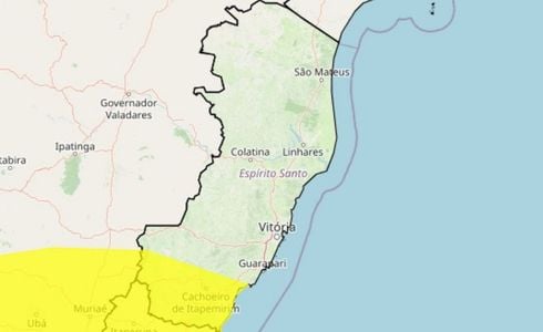 Segundo o Instituto Nacional de Meteorologia, a temperatura pode cair entre 3°C e 5°C nas cidades sob o aviso meteorológico