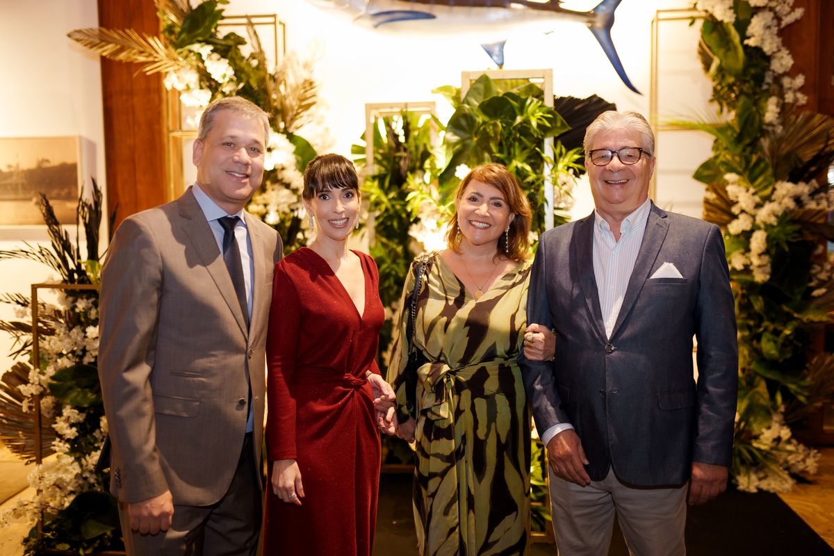 Fabiano Pereira, Karina Machado, José Francisco Gozzi e Izolina Gozzi