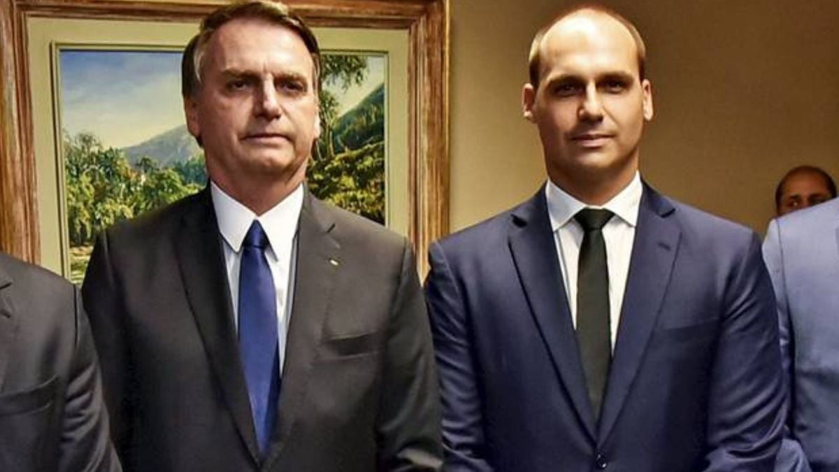 Jair e Eduardo Bolsonaro