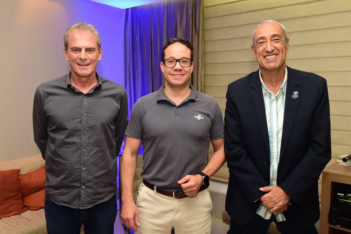 Marcello Moraes (Rede Gazeta), Eurípedes Pedrinha (Sebrae), Carlos André de Oliveira (OCB)