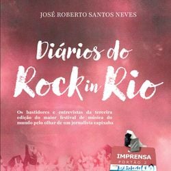 Capa do livro "Diários do Rock in Rio"