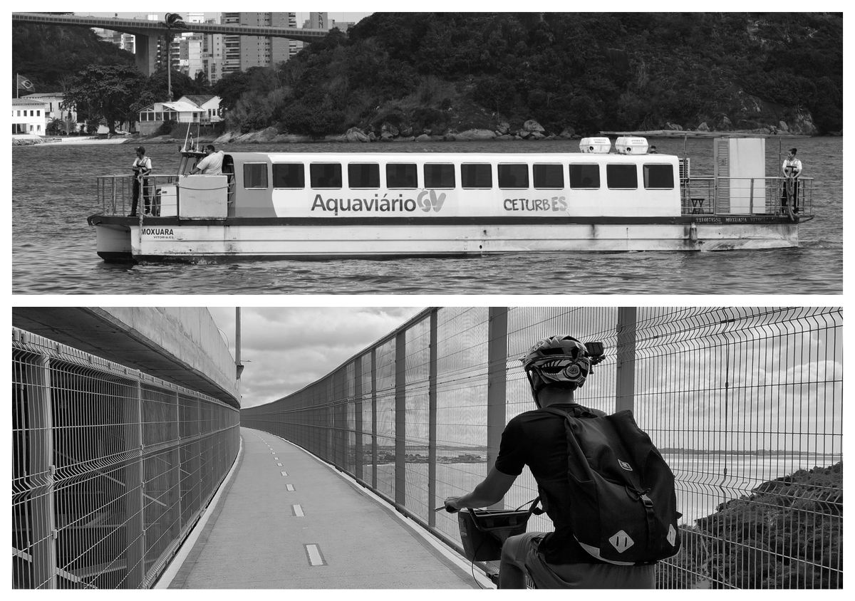 Aquaviário da Grande Vitória e Ciclovia da Vida, na Terceira Ponte