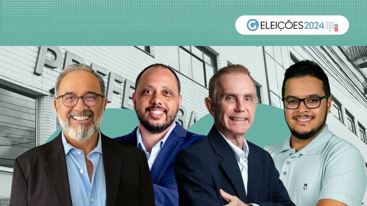 João Batista Babá, Maurício Gorza, Gabriel Ruy e Nícolas Trancho são candidatos a prefeito de Vila Velha nas Eleições 2024