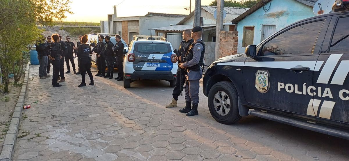 Operação policial em Conceição da Barra