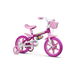 Bicicleta Aro 12 PP Flower