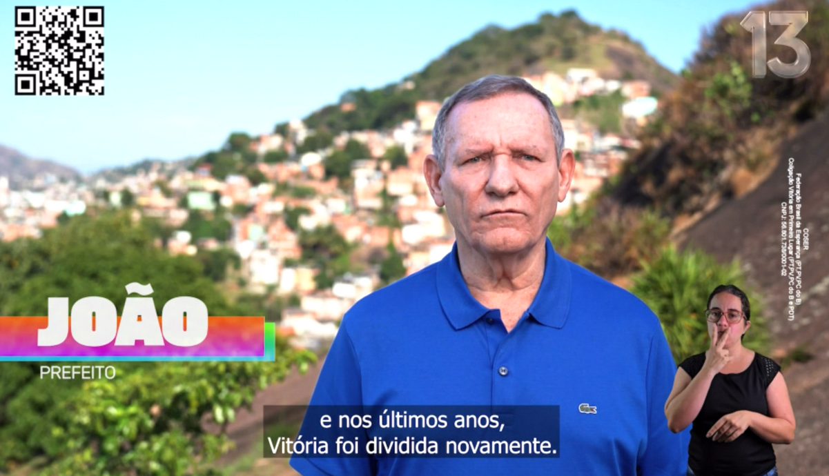 João Coser é candidato a prefeito de Vitória.