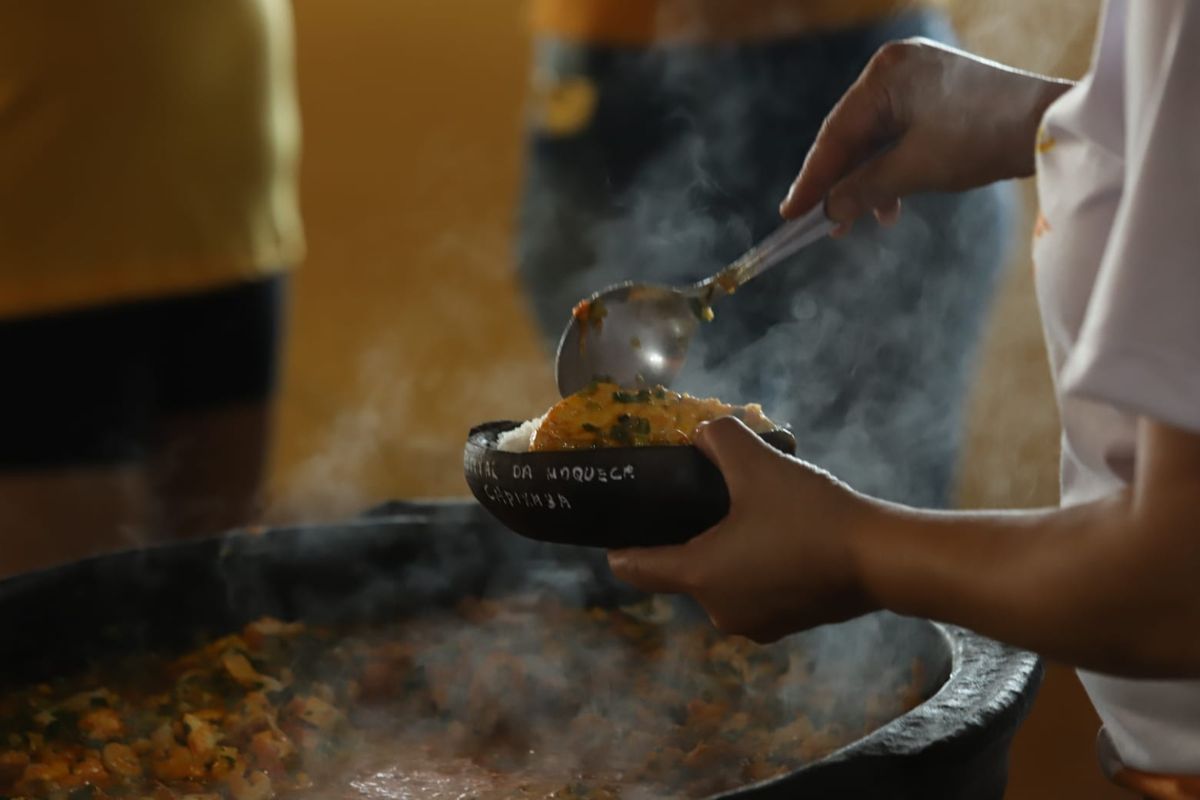 Durante o festival, será vendida uma minipanela de barro com moqueca, arroz e pirão