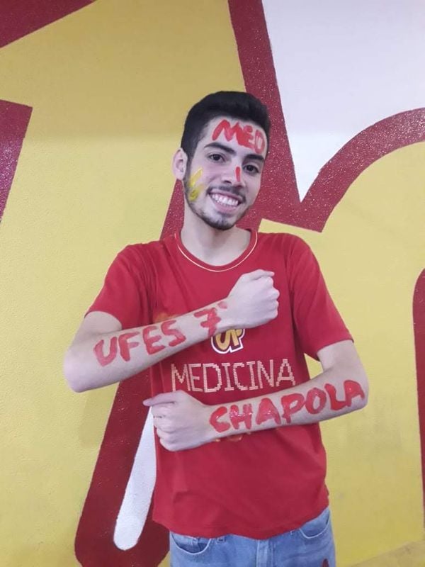 Ex-aluno do UP, Luciano passou em Medicina em uma Universidade Federal em 2015