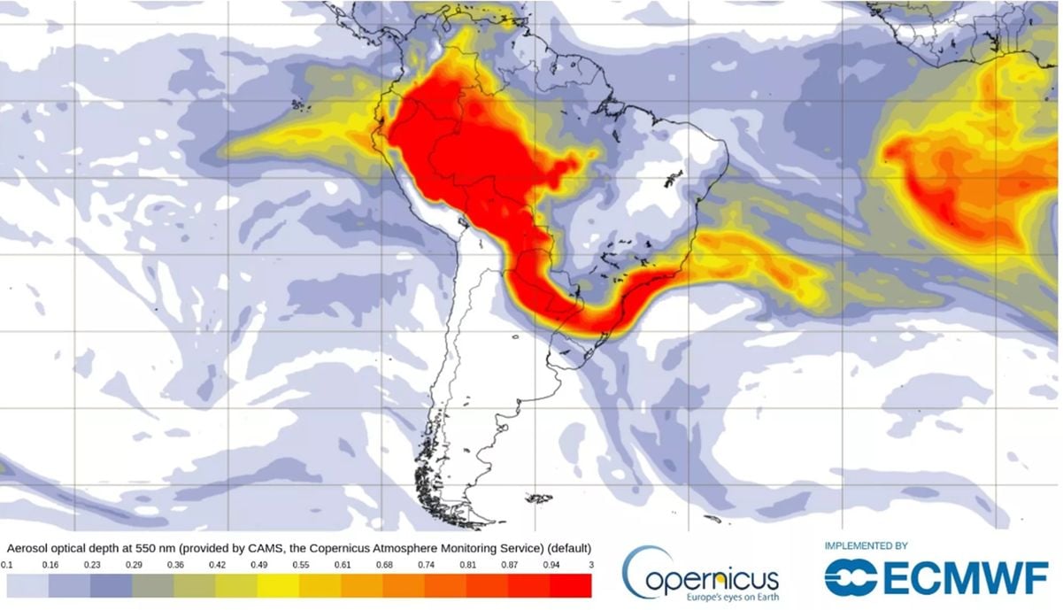 Fumaça da Amazônia deve chegar ao ES entre terça e quarta-feira