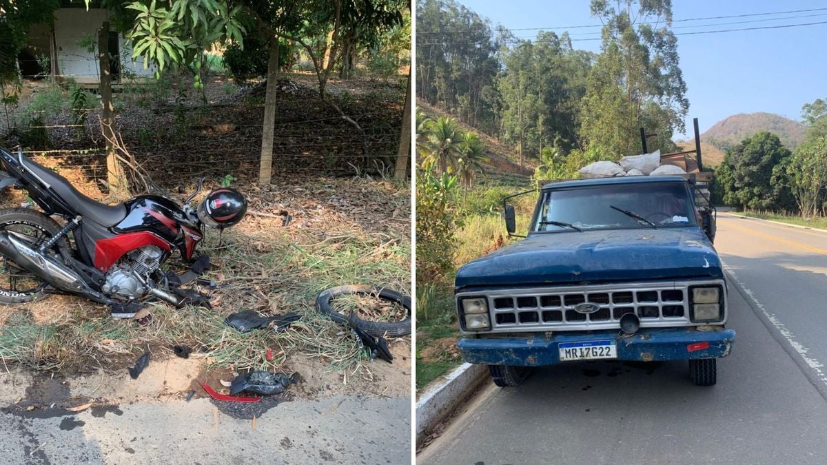 Motociclista morre em acidente com caminhonete em São Domingos do Norte