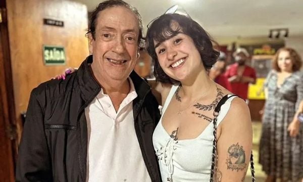 O ator Marcos Oliveira, o Beiçola, e a influenciadora Martina Oliveira, conhecida como Beiçola do Privacy