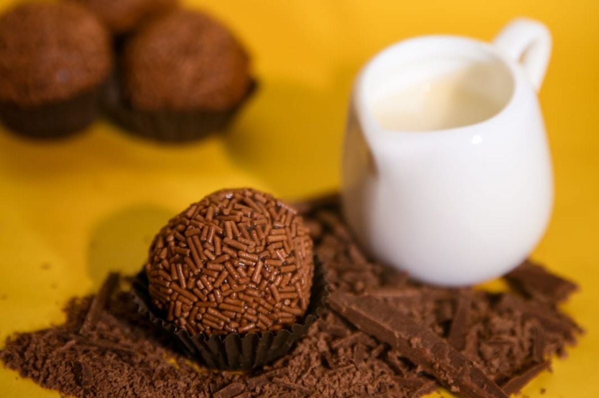 Brigadeiro de chocolate ao leite da Miss Gatty Brigaderia, de Graziella Ferrari