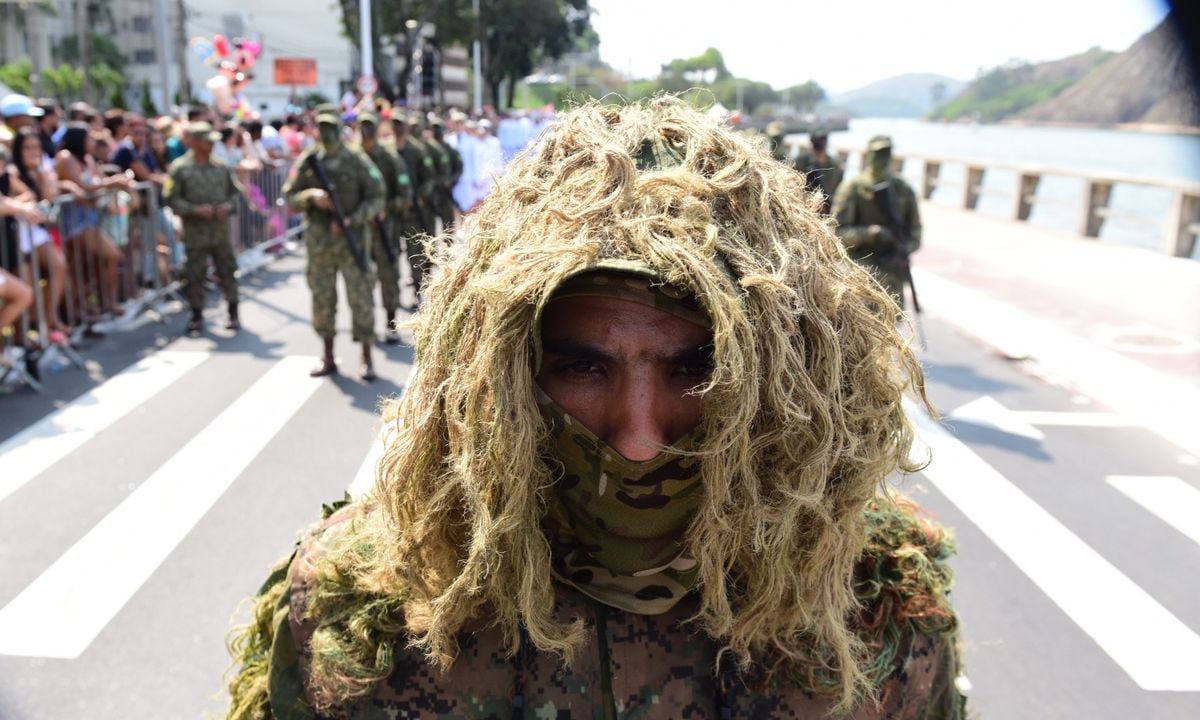 Desfile-cívico do 7 de setembro no Centro de Vitória por Ricardo Medeiros