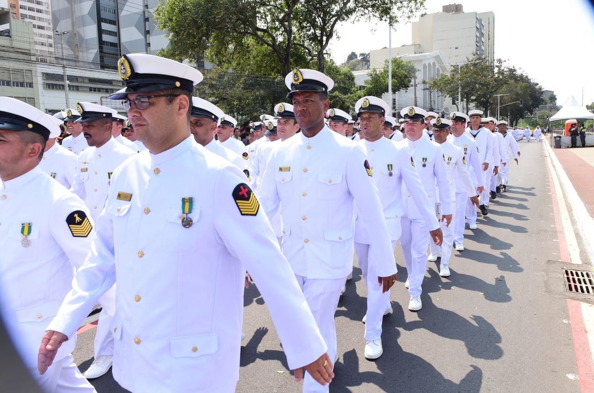 Desfile-cívico do 7 de setembro no Centro de Vitória por Ricardo Medeiros
