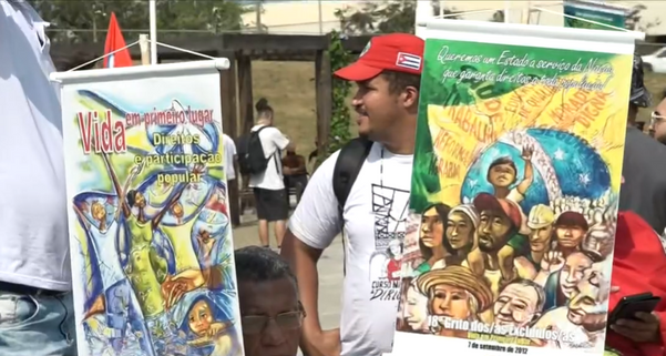 Grito dos Excluídos teve suas ações concentradas na Ilha do Príncipe, em Vitória