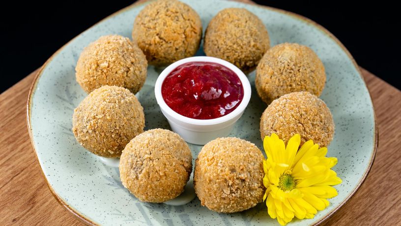 Petisco da cervejaria Deck Beer para o festival Pedra Azul Gourmet 