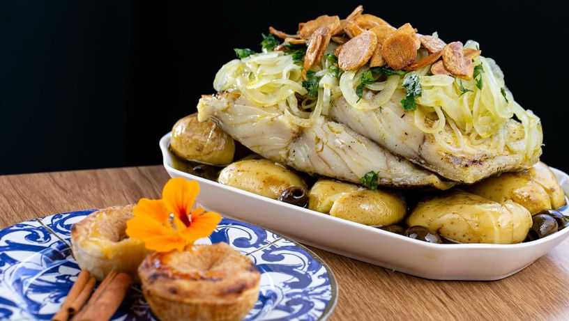 Prato do restaurante para o Festival Pedra Azul Gourmet 