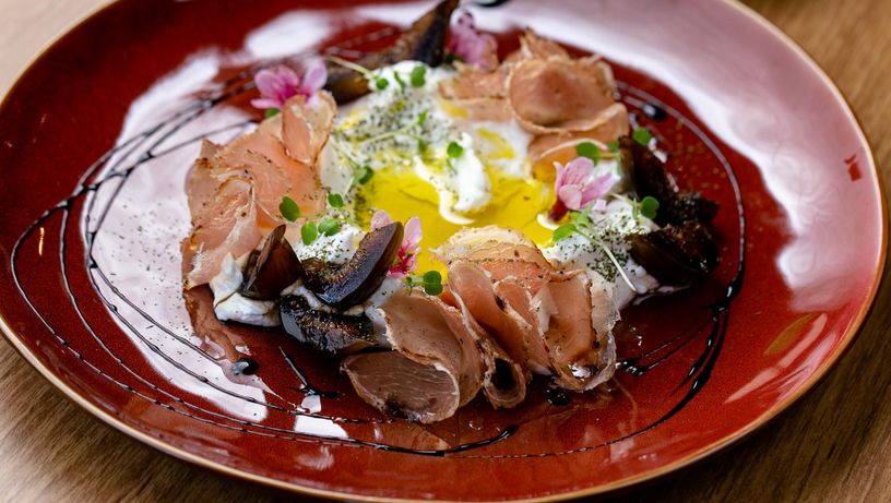 Prato do restaurante para o Festival Pedra Azul Gourmet 