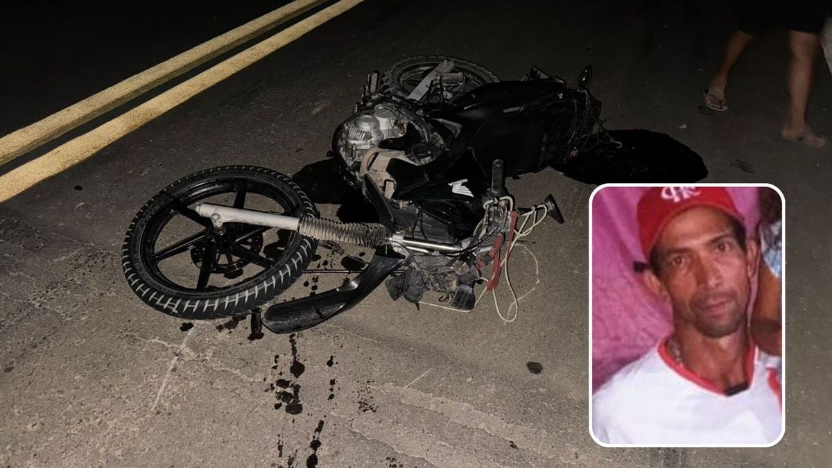 Flavio Cacian morreu em acidente entre moto e carro na ES 381 em Nova Venécia
