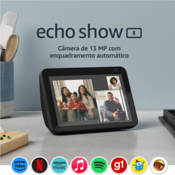 Echo Show 8 (2ª Geração): Tela Inteligente HD de 8