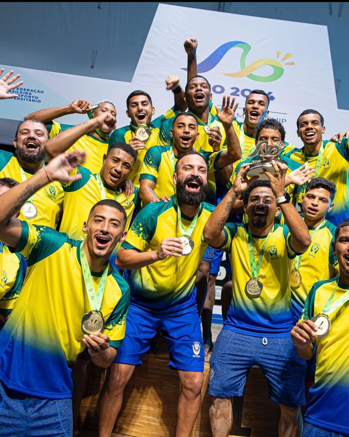 Seleção masculina de Beach Soccer conquistou o ouro no Mundial