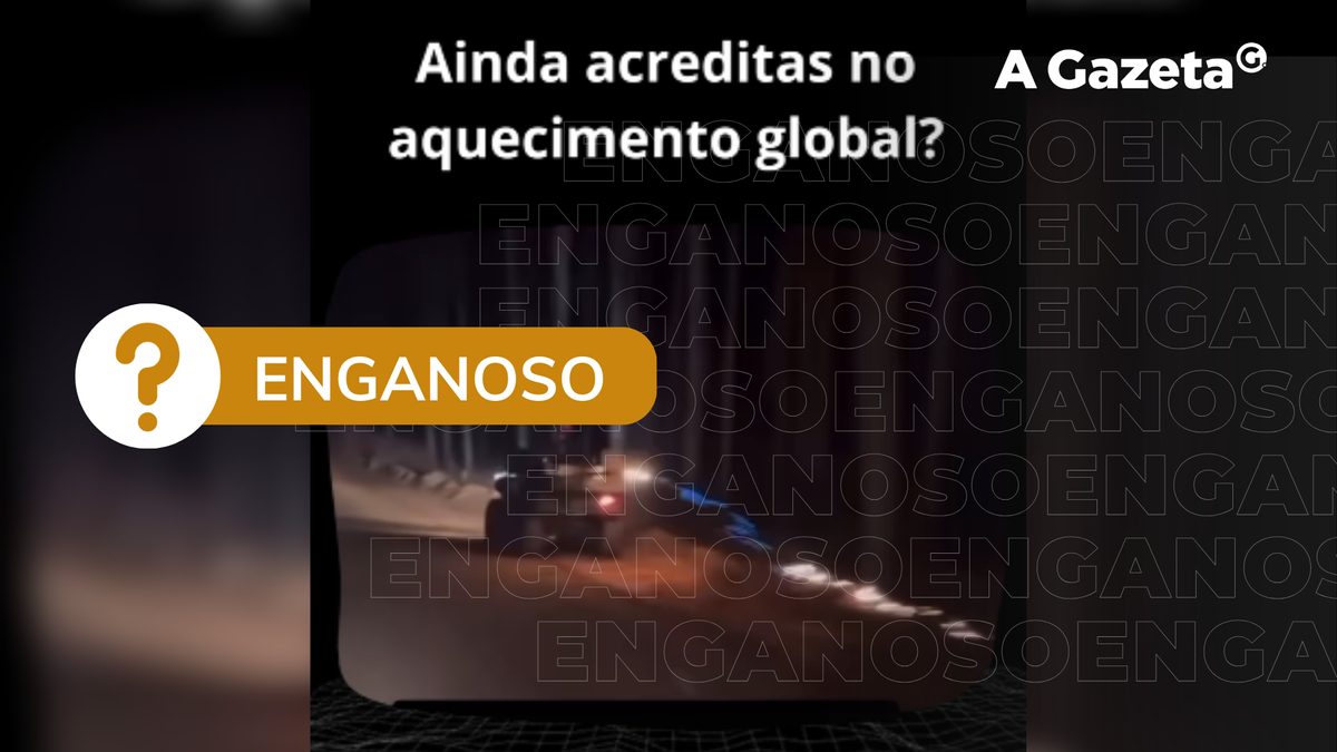 Vídeo de queima controlada é tirado de contexto para negar o aquecimento global