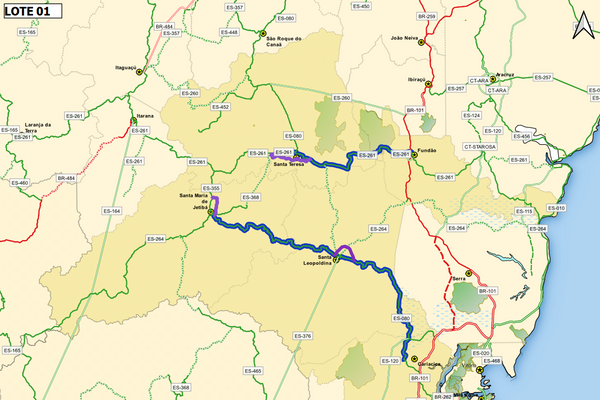 Primeiro lote tem obras em 92 km de rodovias estaduais