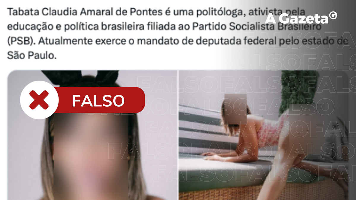 Tabata Amaral é alvo de campanha de desinformação que a compara a criadora de conteúdo adulto