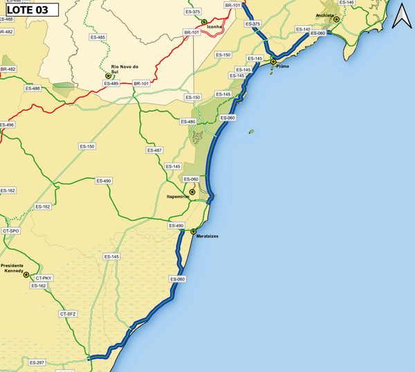 Terceiro lote do projeto prevê obras em rodovias do litoral