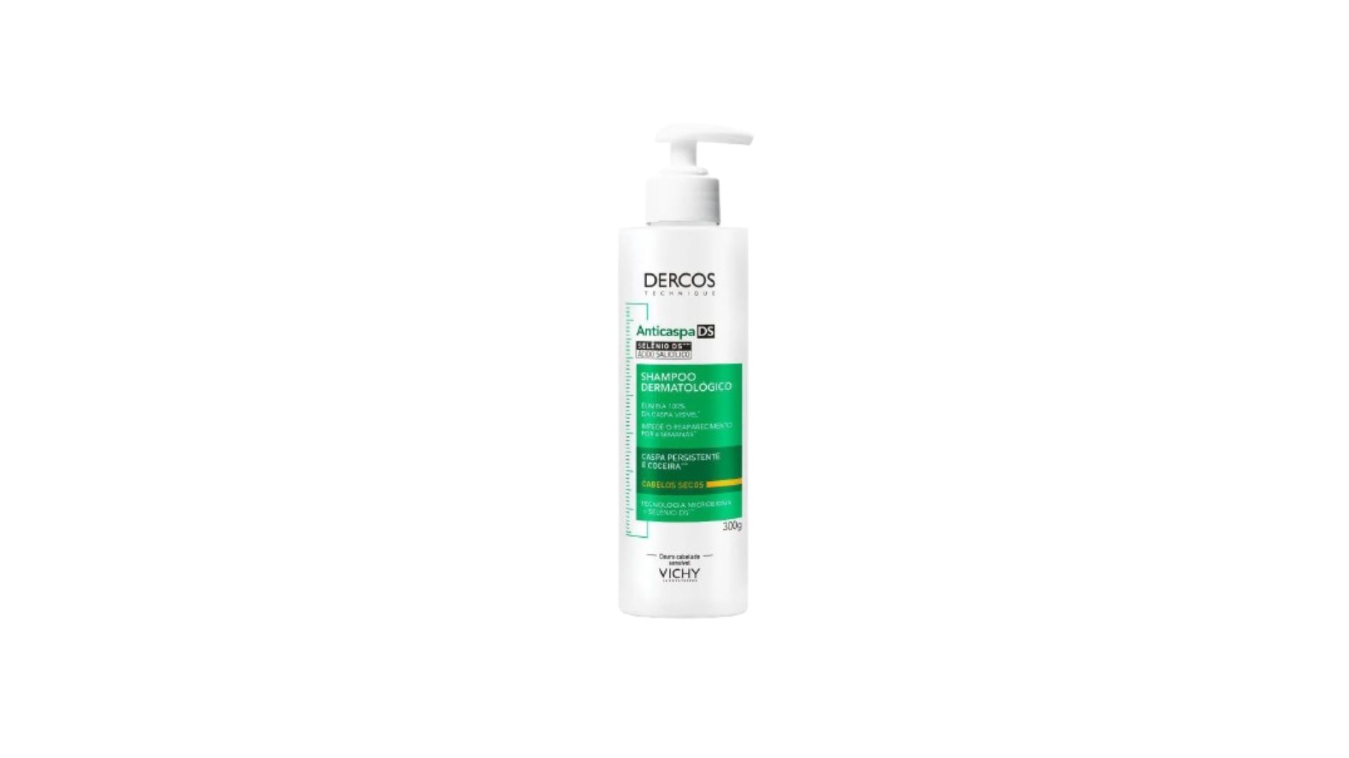 Dercos Shampoo Anticaspa DS Para Cabelos Secos, da Vichy