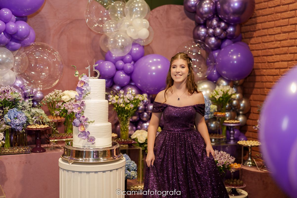 15 anos das trigêmeas Julia, Lívia e Taís