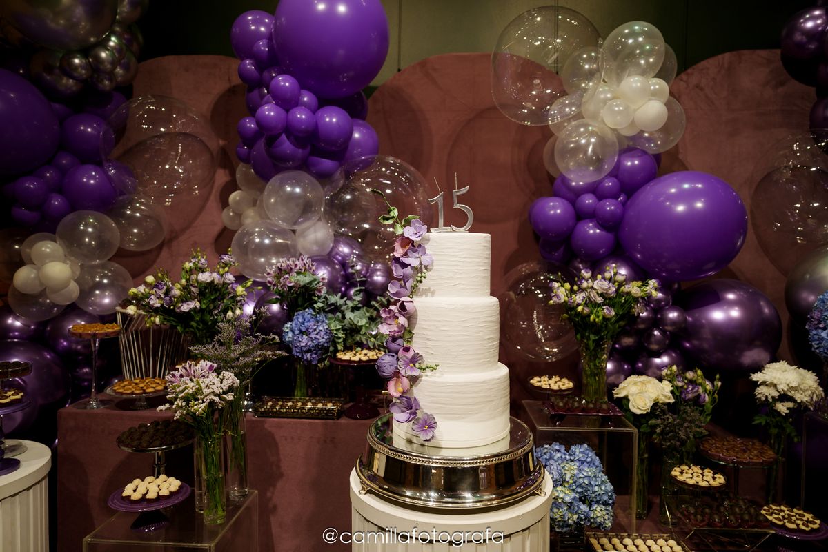 15 anos das trigêmeas Julia, Lívia e Taís