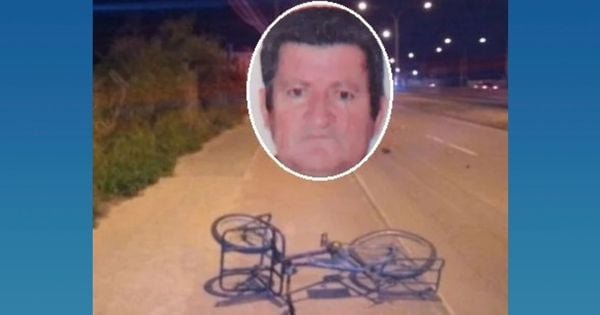 Vítima, que estava de bicicleta, morreu após ser atingida por um carro em alta velocidade em Vila Velha