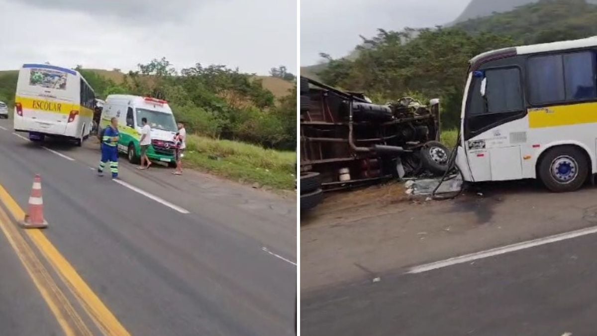 Acidente na BR 101, em Anchieta