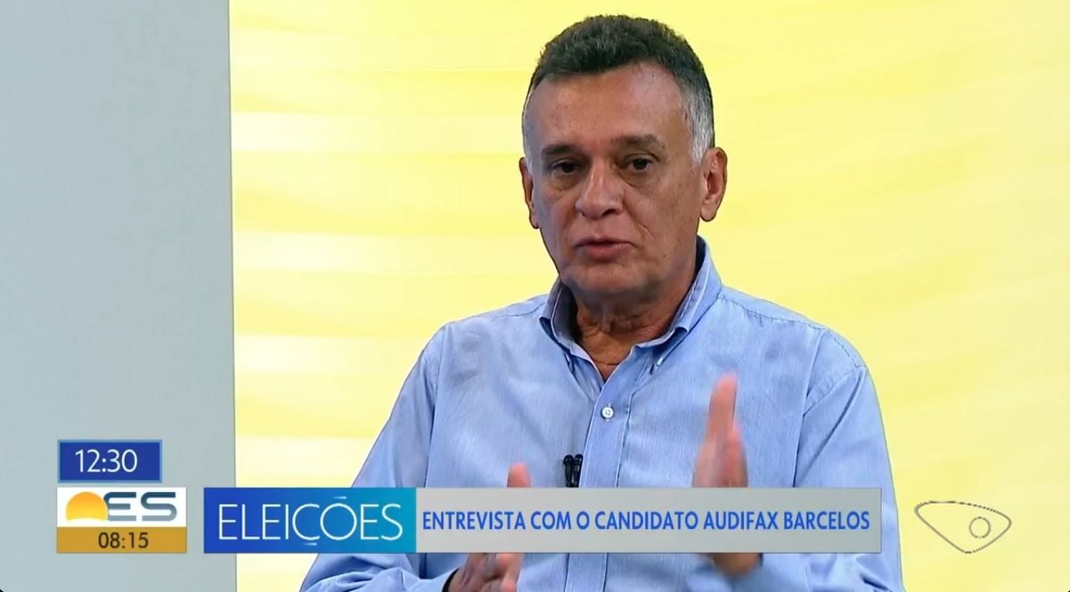 Audifax Barcelos esteve nos estudios da TV Gazeta apresenrtando as propostas para a Serra