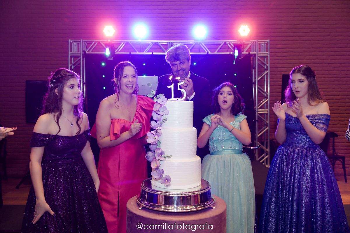 15 anos de Julia, Livia e Taís