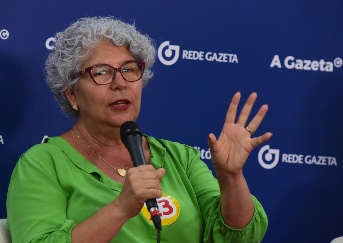 Célia Tavares, candidata à Prefeitura de Cariacica, foi entrevistada por A Gazeta e CBN Vitória