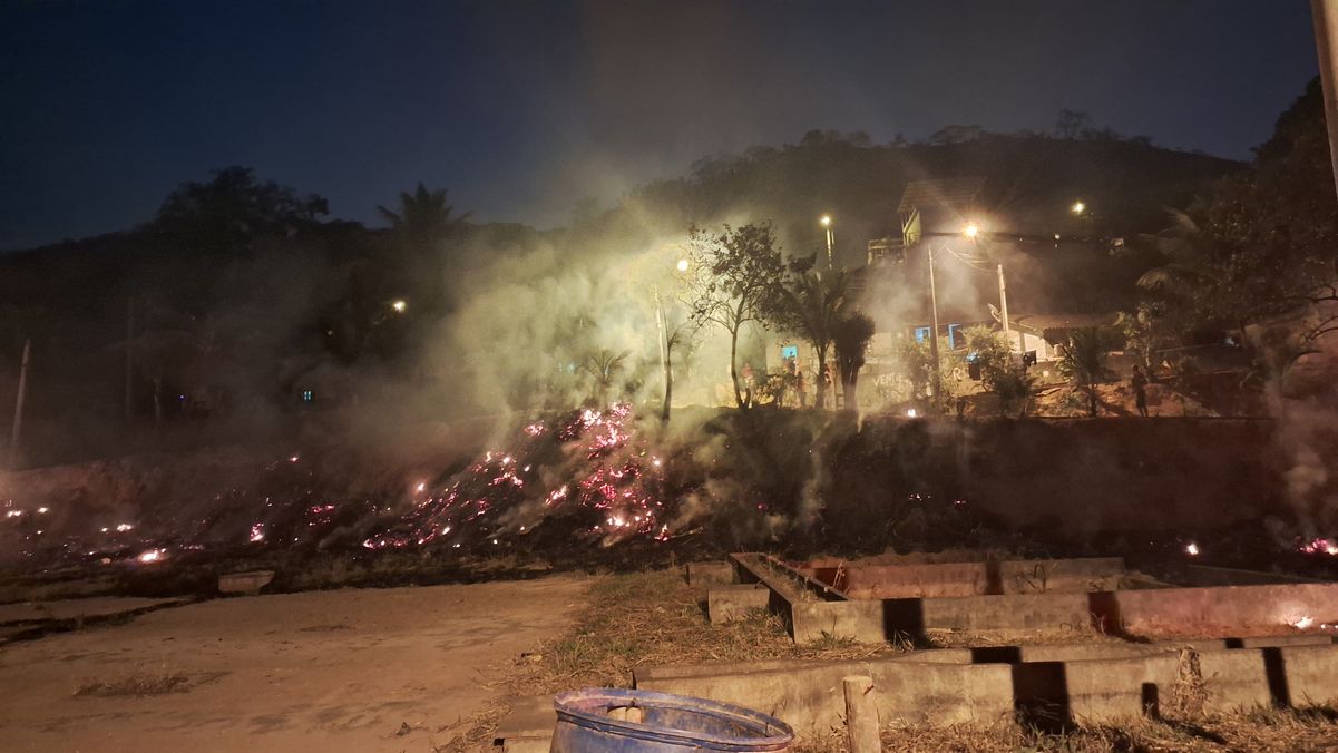 Homem é detido por causar incêndio perto de casas em Mimoso do Sul 