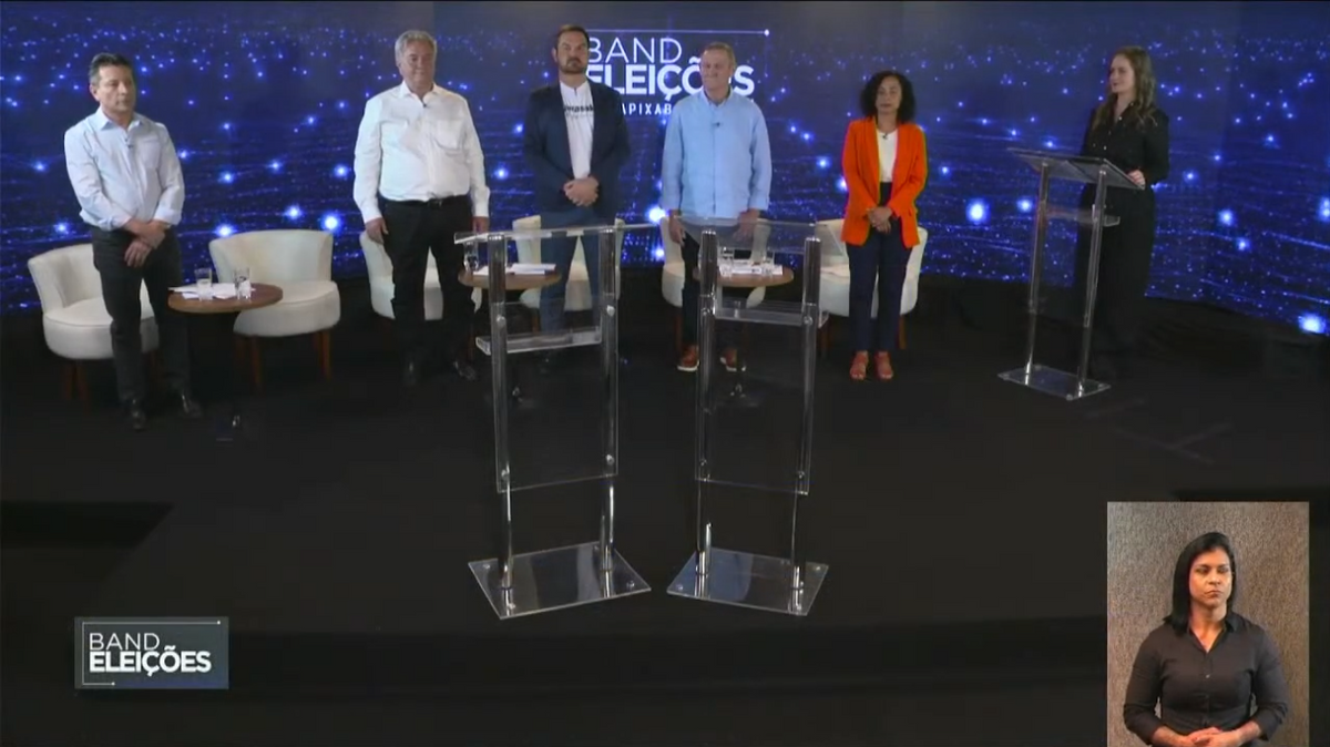 Lorenzo Pazolini (Republicanos) não compareceu ao debate realizado na noite de segunda-feira (17)