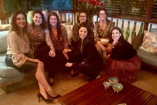 Maria Izabel Braga, Renata Rasseli, Carla Lacerda, Nazaré Neves, Mariana Perini, Eulália Chieppe e Roberta Rasseli