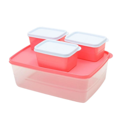 Conjunto 3 Pote Tupperware Hermético - Organização Perfeita