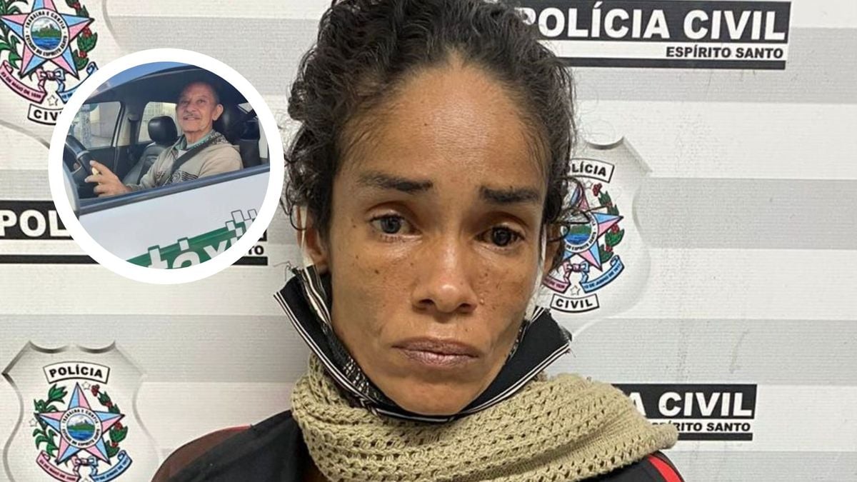 Verônica Barbosa de Andrade, de 44 anos, fez amizade com o taxista José Herculano Marques, de 75 anos (em destaque)